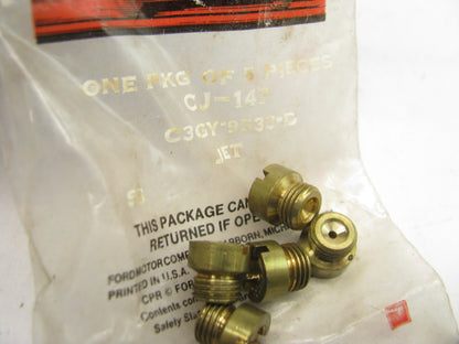 (5) 1963-1967 Ford Autolite 1100 Carburetor Jets 170 CID Engine Motorcraft CJ147