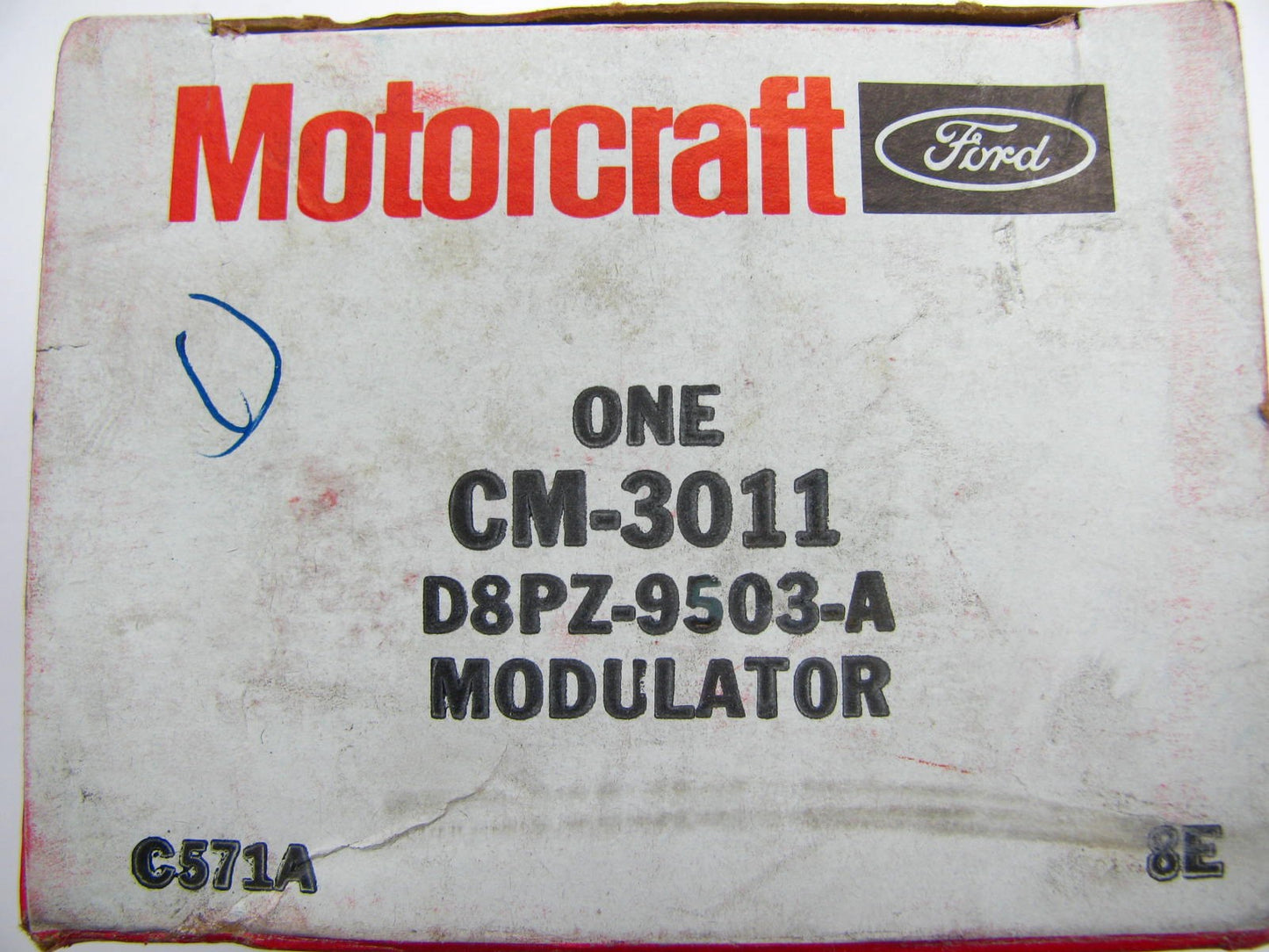 NOS OEM Motorcraft CM3011 Carburetor Dashpot - 1980-1982 B600 B700 C600 6.1L 370