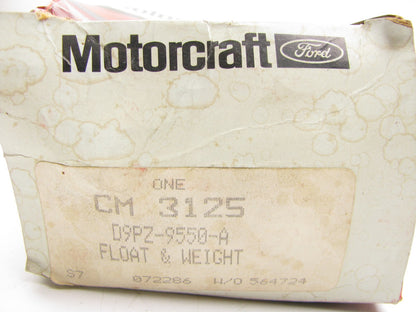 NEW Motorcraft CM-3125 Carburetor Float 79-81 Ford 200-L6 - Holley 1946 1-BBL