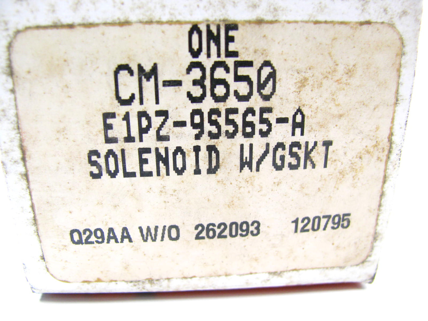 Motorcraft CM-3650 Carburetor Mixture Control Solenoid For 1981-1983 Ford 2-BBL