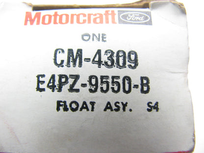 NOS Motorcraft CM-4309 Carburetor Float  - CARTER YF YFA OEM Ford E4PZ-9550-B