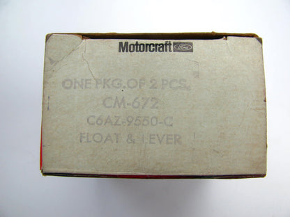 NOS 1966 Ford 4100 4V Carburetor Float C6AZ-9550-C MOTORCRAFT CM-672 - 1 PIECE