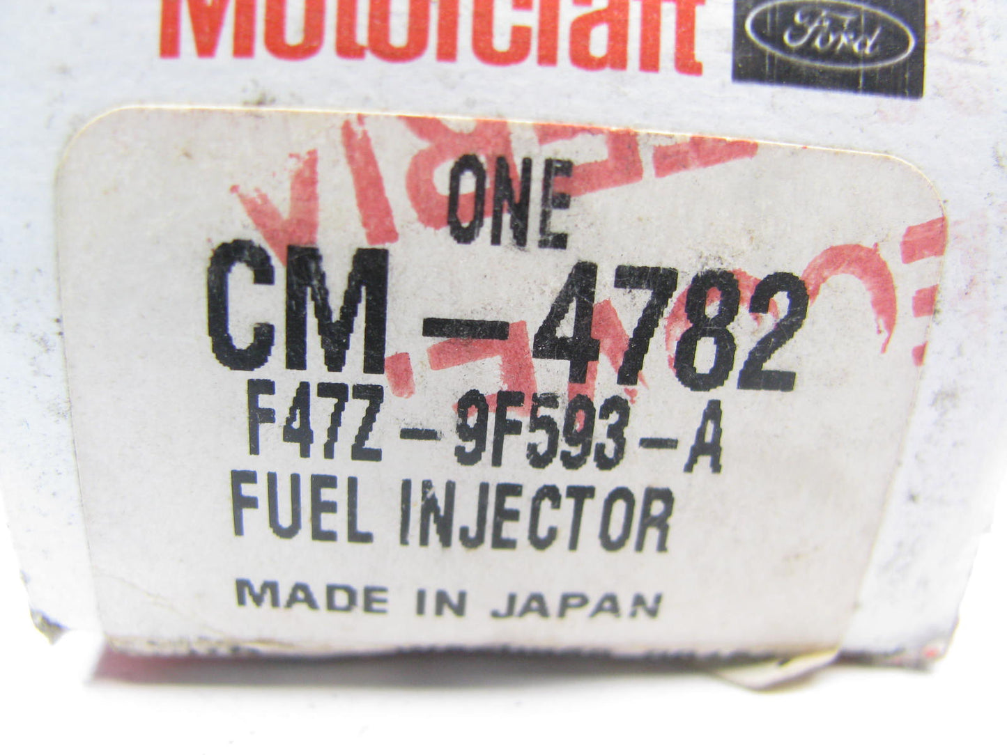 NEW Genuine OEM Motorcraft CM4782 Fuel Injector Ford # F47Z-9F593-A