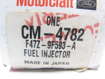 NEW Genuine OEM Motorcraft CM4782 Fuel Injector Ford # F47Z-9F593-A