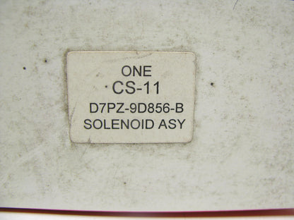 Motorcraft CS-11 Carburetor Idle Stop Solenoid - D7PZ-9D856-B