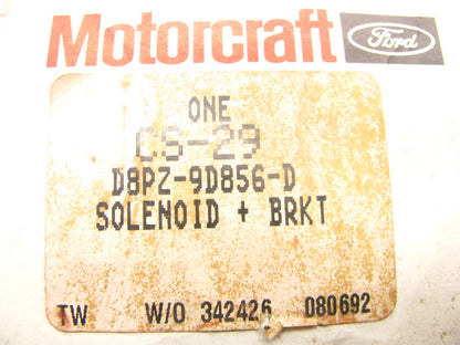 Motorcraft CS29 Carburetor Idle Stop Solenoid D8PZ-9D856-D 1978-1983 Ford 200 I6