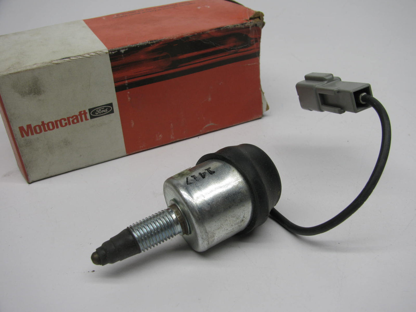 NOS OEM Motorcraft CS36 Carburetor Idle Stop Solenoid - 1980-1983 Ford 2-BBL