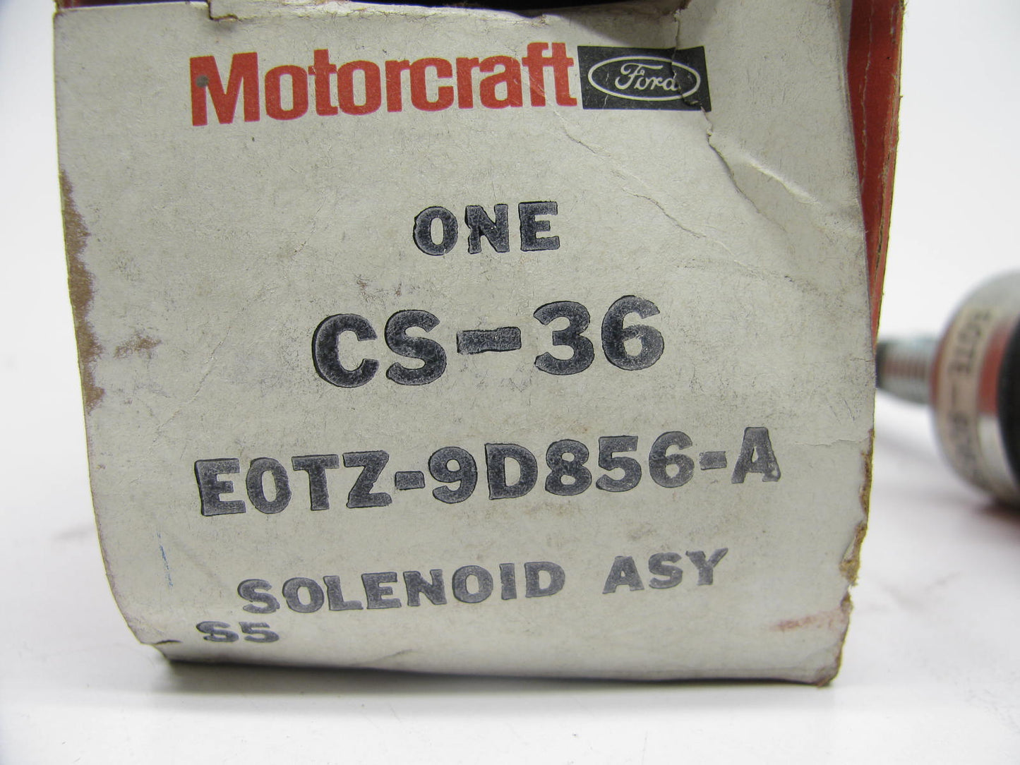 NOS OEM Motorcraft CS36 Carburetor Idle Stop Solenoid - 1980-1983 Ford 2-BBL