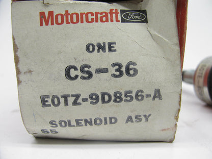 NOS OEM Motorcraft CS36 Carburetor Idle Stop Solenoid - 1980-1983 Ford 2-BBL