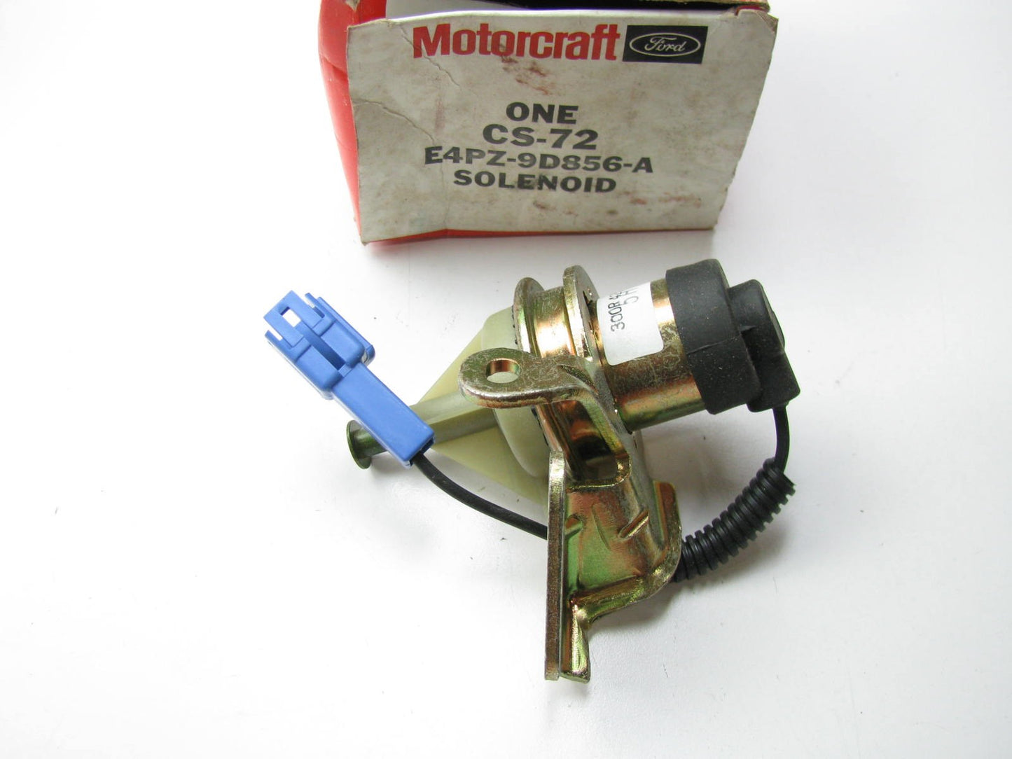 Motorcraft CS-72 Carburetor Idle Stop Solenoid - E4PE9D856A, E4PZ9D856A