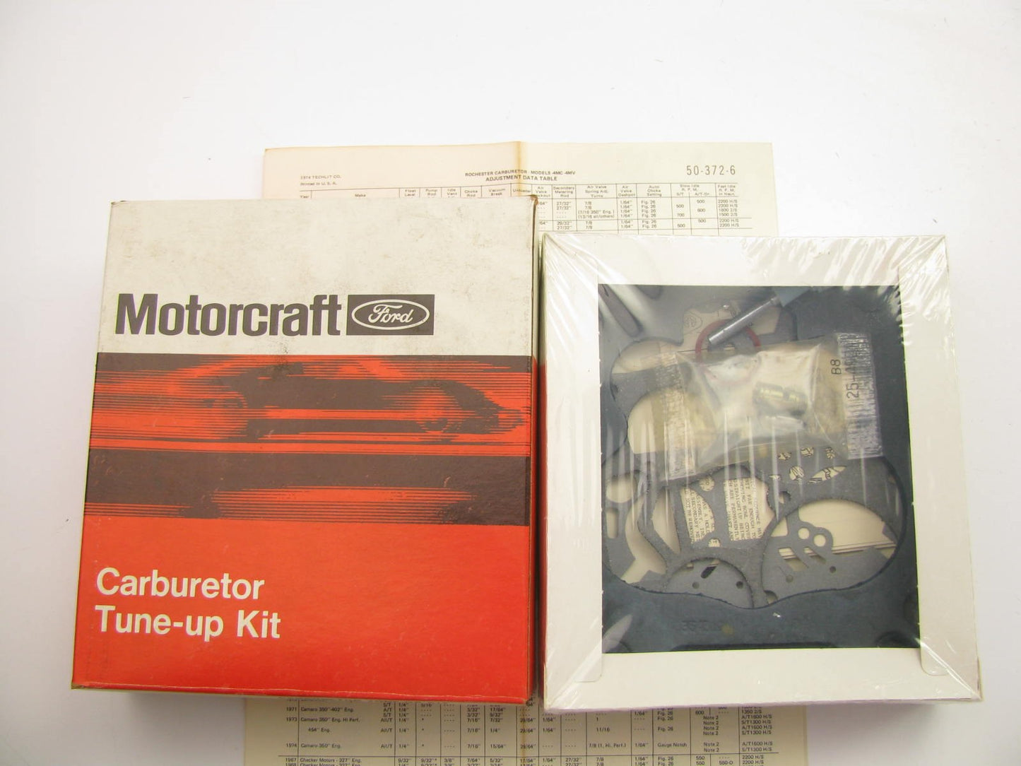 Motorcraft CT-1025 Carburetor Rebuild Kit Rochester 4MC 4MCV Quadrajet