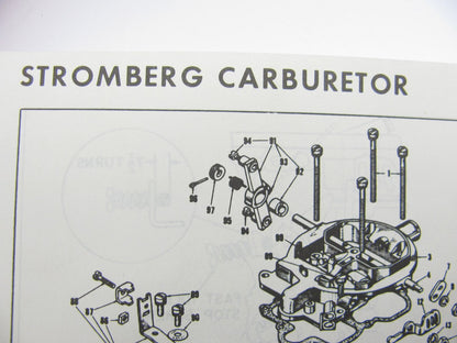 1960-1972 GMC HD Truck W/ Governor Stromberg Carburetor Rebuild Repair Kit