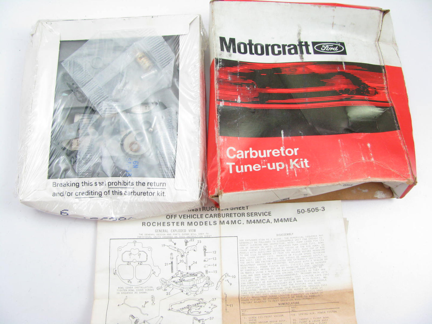 Motorcraft CT-1148A Carburetor Rebuild Kit for 1976-1979 Pontiac Rochester 4BBL