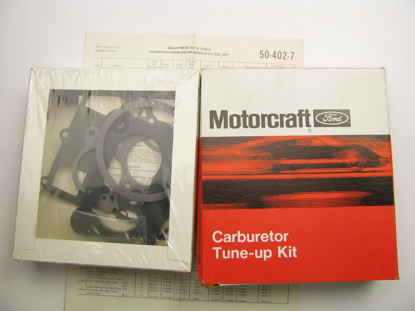 Motorcraft CT-1149 Carburetor Rebuild Kit 75-76 Chevy 305 Rochester 2-BBL 2GC 2G