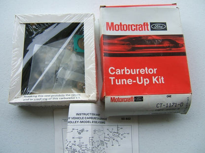 Motorcraft CT-1171D Carburetor Rebuild Kit For 1968-74 Ford Holley 4150G 4150MG