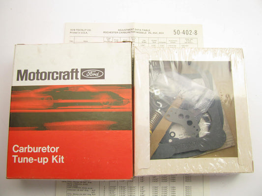 1977-78 Pontiac 305 5.0L V8 W/ Rochester 2-BBL 2G 2GC 2GV Carburetor Rebuild Kit