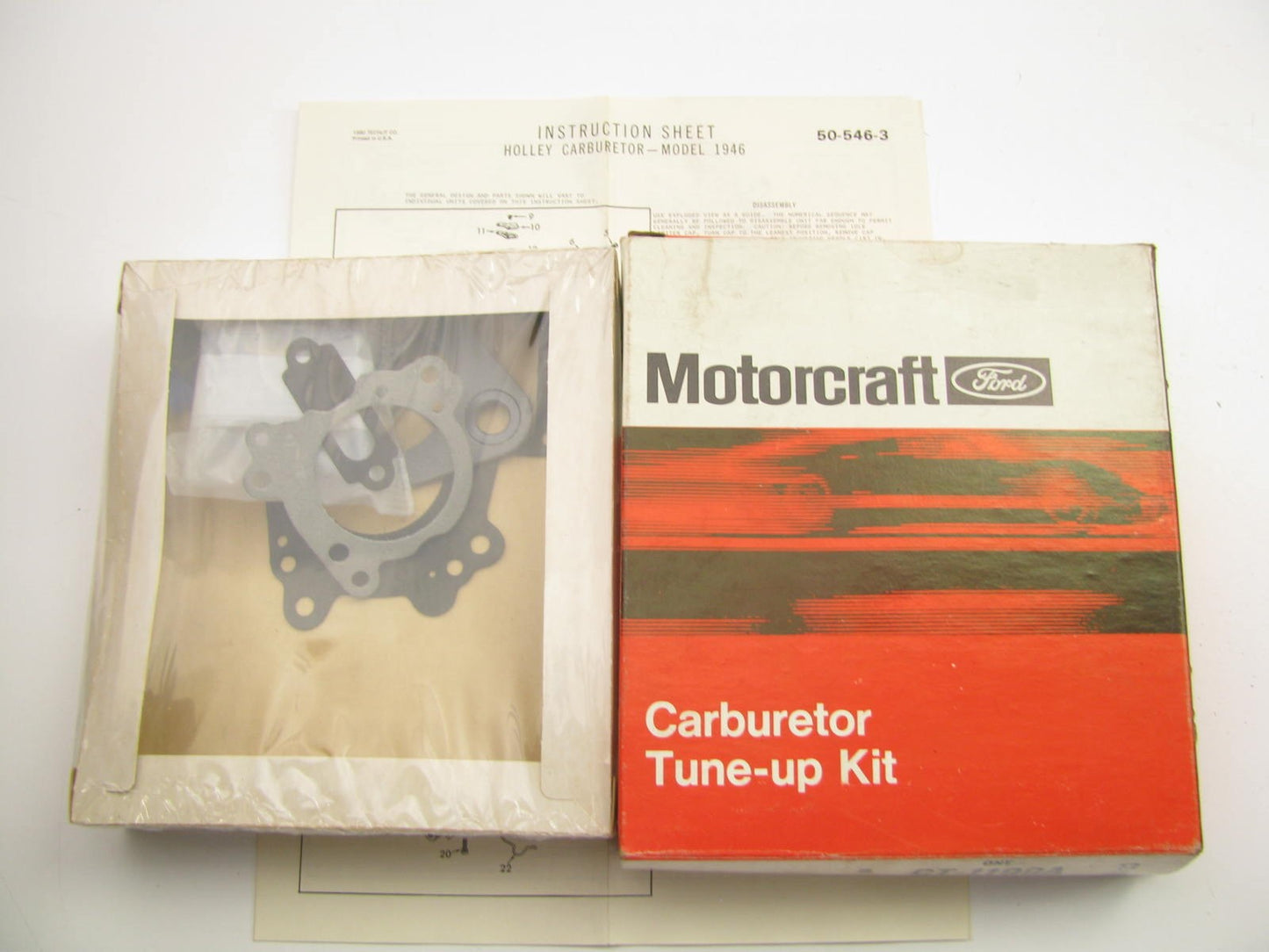 OEM Motorcraft CT-1199A Carburetor Rebuild Kit For Holley 1-BBL 1946 Carb. Ford