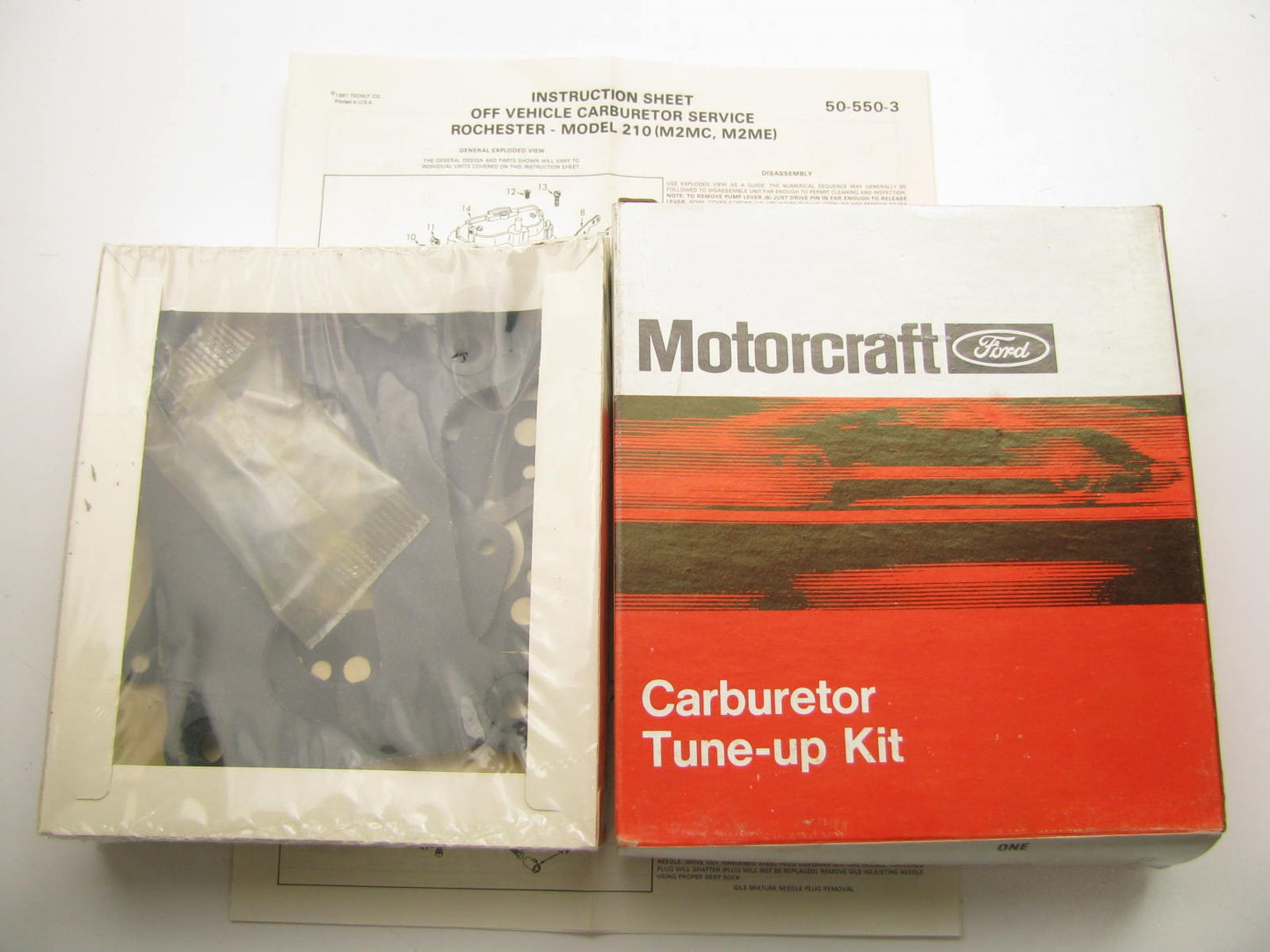 Motorcraft CT-1239 Carburetor Rebuild Kit 77-87 GM Rochester 2-BBL 210 M2MC M2ME