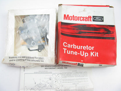 Motorcraft CT-1377A Carburetor Rebuild Repair Kit - Model 740