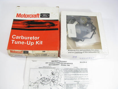 Motorcraft CT-1509 Carburetor Rebuild Kit - 1985-1986 Escort 1.9L HOLLEY 740