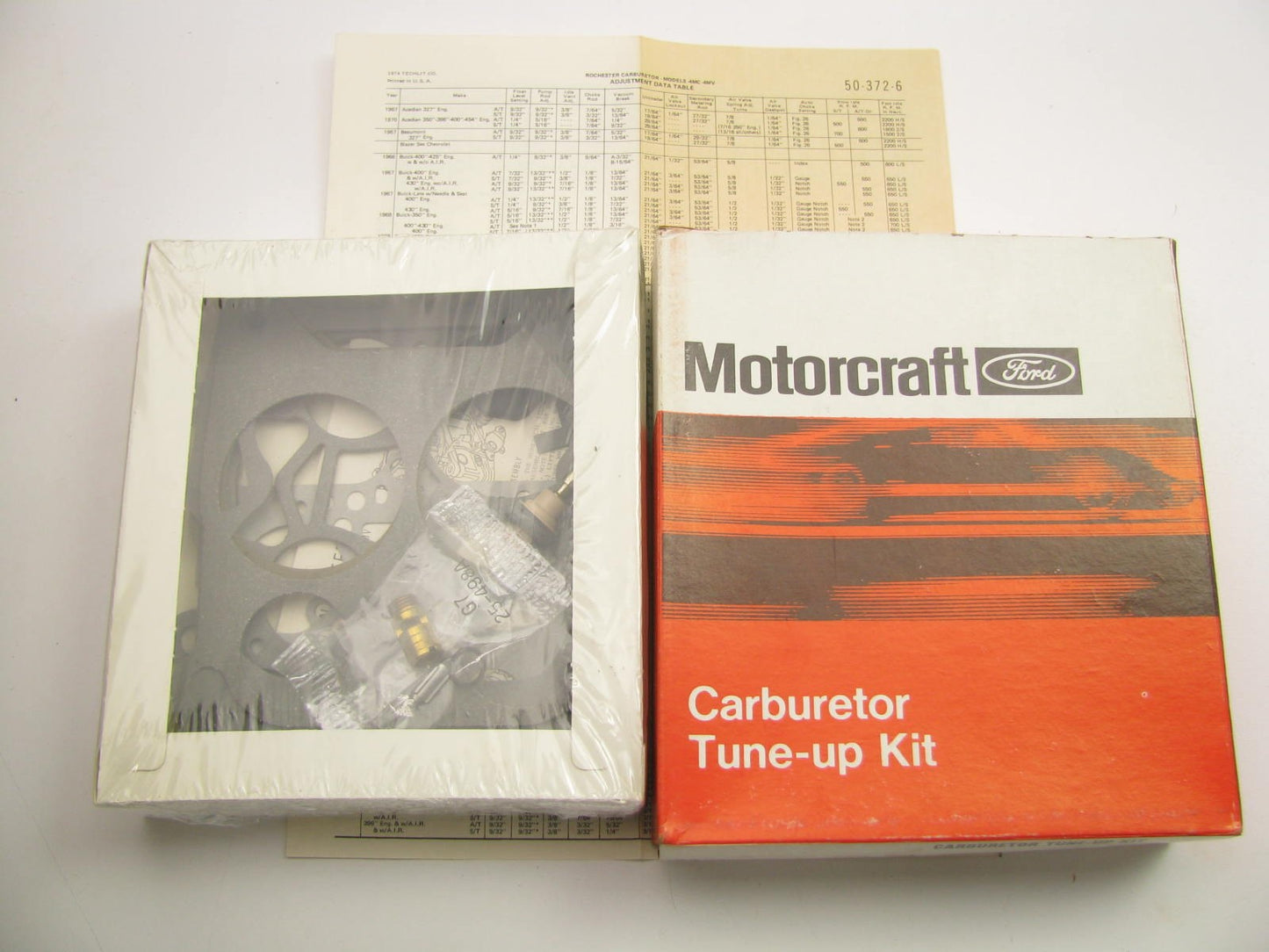 NEW Motorcraft CT-758A Carburetor Rebuild Kit 66-74 GM Rochester 4-BBL 4MC 4MV