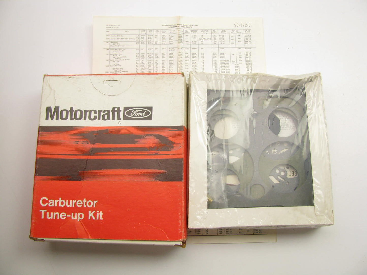 Motorcraft CT-830B Carburetor Tune-Up Kit For Rochester 4MC 4MV