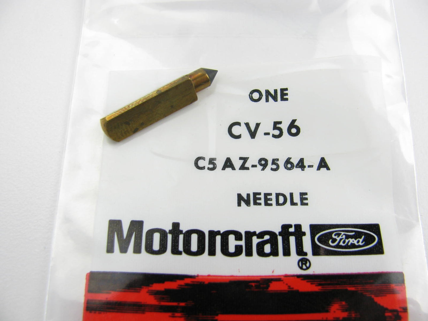 NOS 1965-1969 Ford Mercury 1-BBL Carburetor Fuel Inlet Needle Motorcraft CV-56