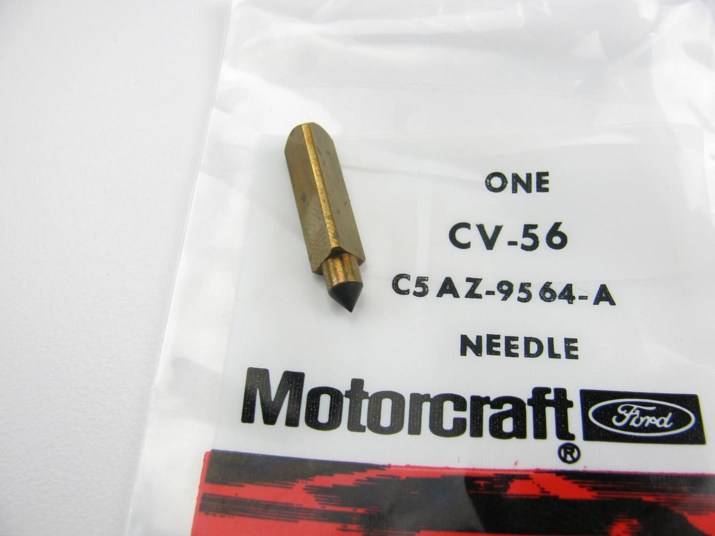 NOS 1965-1969 Ford Mercury 1-BBL Carburetor Fuel Inlet Needle Motorcraft CV-56