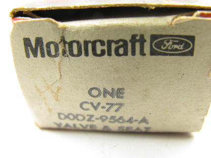 Motorcraft CV-77 Carburetor Fuel Valve & Seat - Ford 170 200 Carter 1-BBL