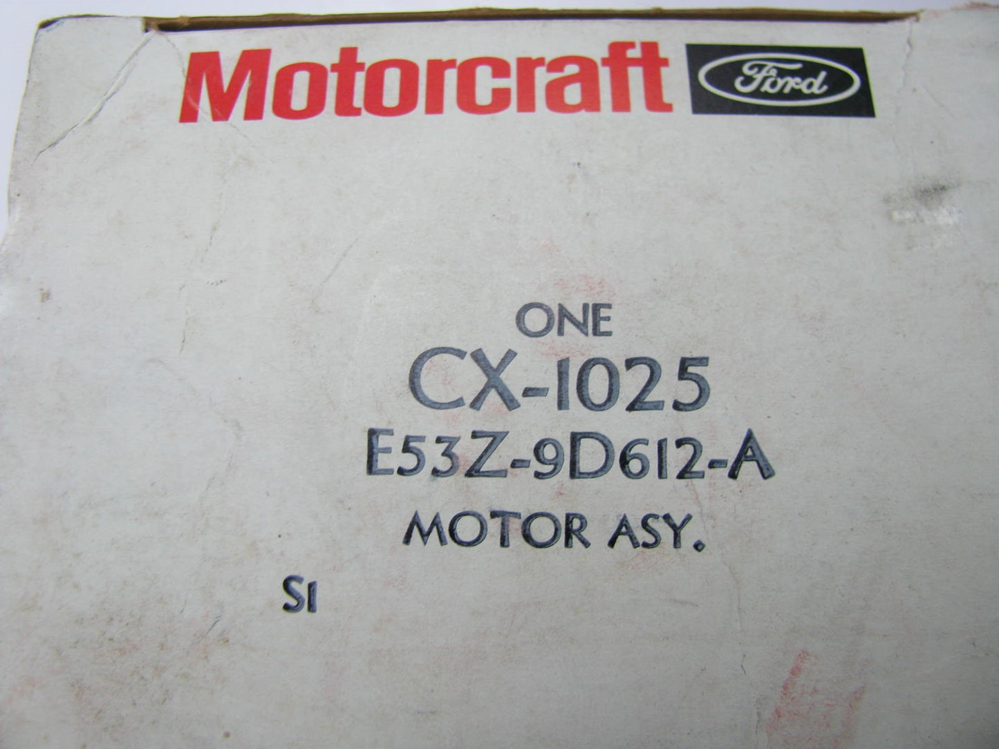 NEW Motorcraft CX-1025 A/C Vacuum Air Cleaner Motor Actuator 85-87 Tempo, Topaz