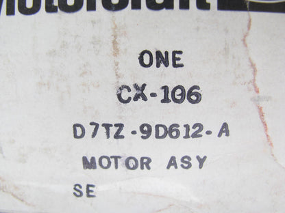 Motorcraft CX-106 Vacuum Motor - D7TZ-9D612-A VA12 E4TE9D604FA 21938