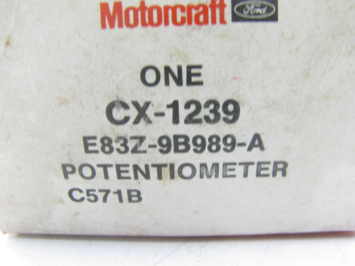 Motorcraft CX-1239 Throttle Position Sensor TPS 1988-1994 Ford 2.3L E83Z-9B989-A