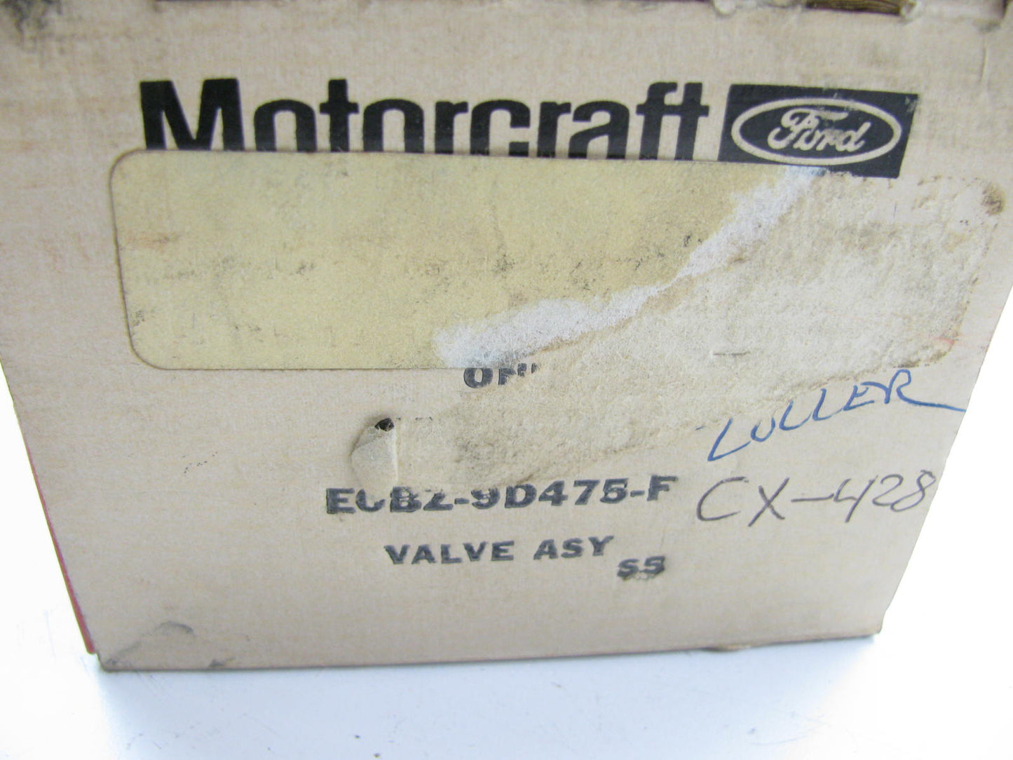 Motorcraft CX-428 EGR Valve Assembly - E0BZ-9D475-F E0BE-9D475-F2A