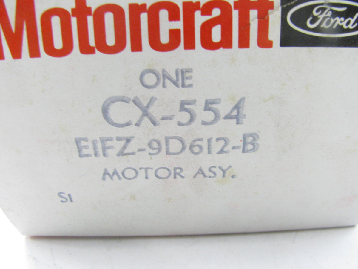 Motorcraft CX-554 Air Cleaner Vacuum Motor - E1FZ-9D612-B