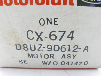 Motorcraft CX-674 Air Cleaner Vacuum Motor - D8UZ-9D612-A