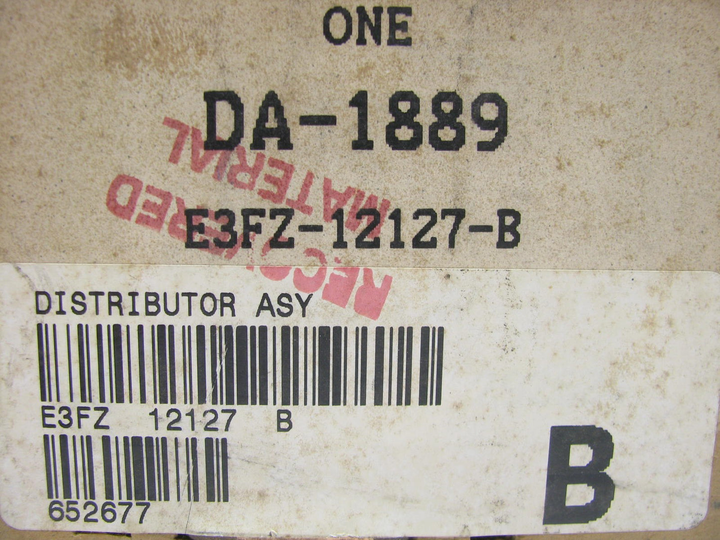 NEW Motorcraft DA1889 Distributor 1985 Ford Escort, Lynx 1.6L Manual Trans