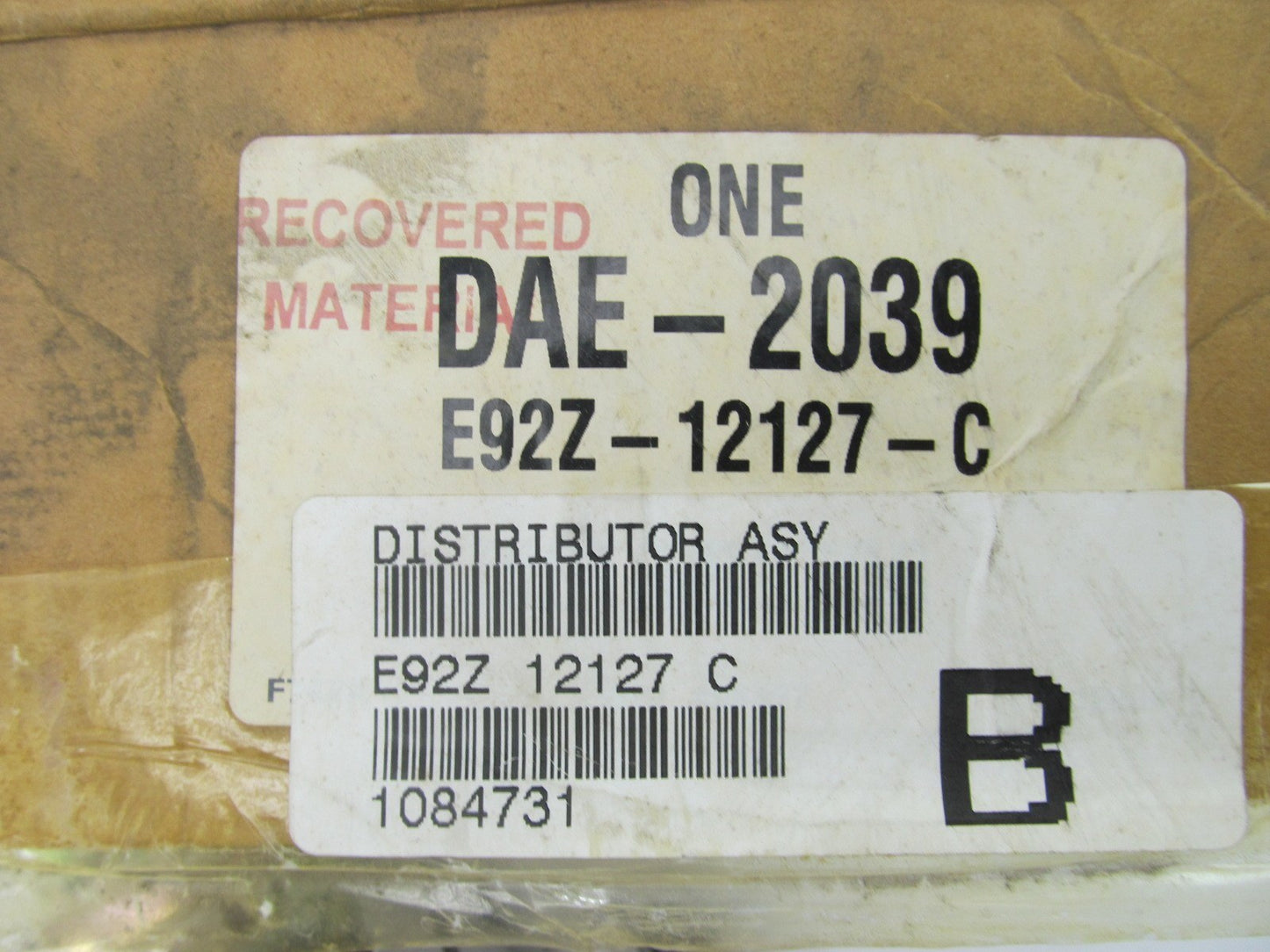 NEW GENUINE Motorcraft DAE-2039 Distributor OEM 1988-1992 Ford 2.2L E92Z-12127-C
