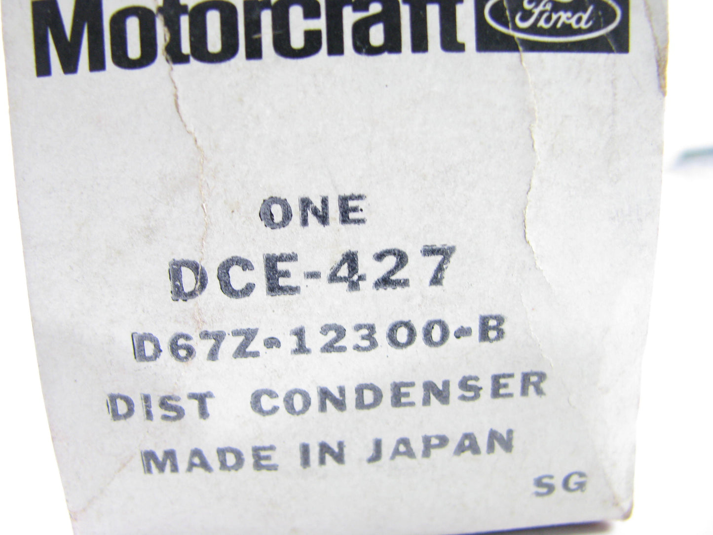 Motorcraft DCE-427 Ignition Condenser - D67Z-12300-B