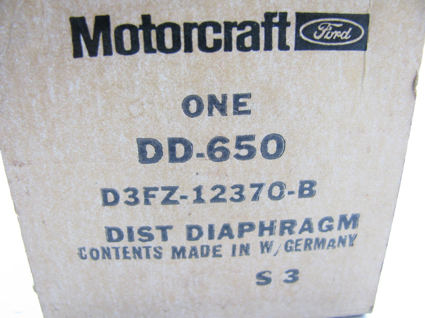 Motorcraft DD-650 Distributor Vacuum Advance Control 1971-1974 Ford 2.0L-L4