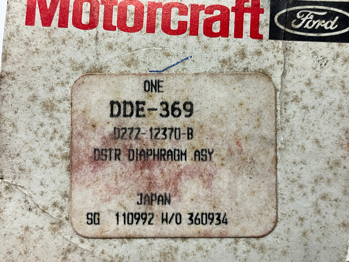 NOS Motorcraft DDE369 Distributor Vacuum Advance Control - 1972-1982 Courier