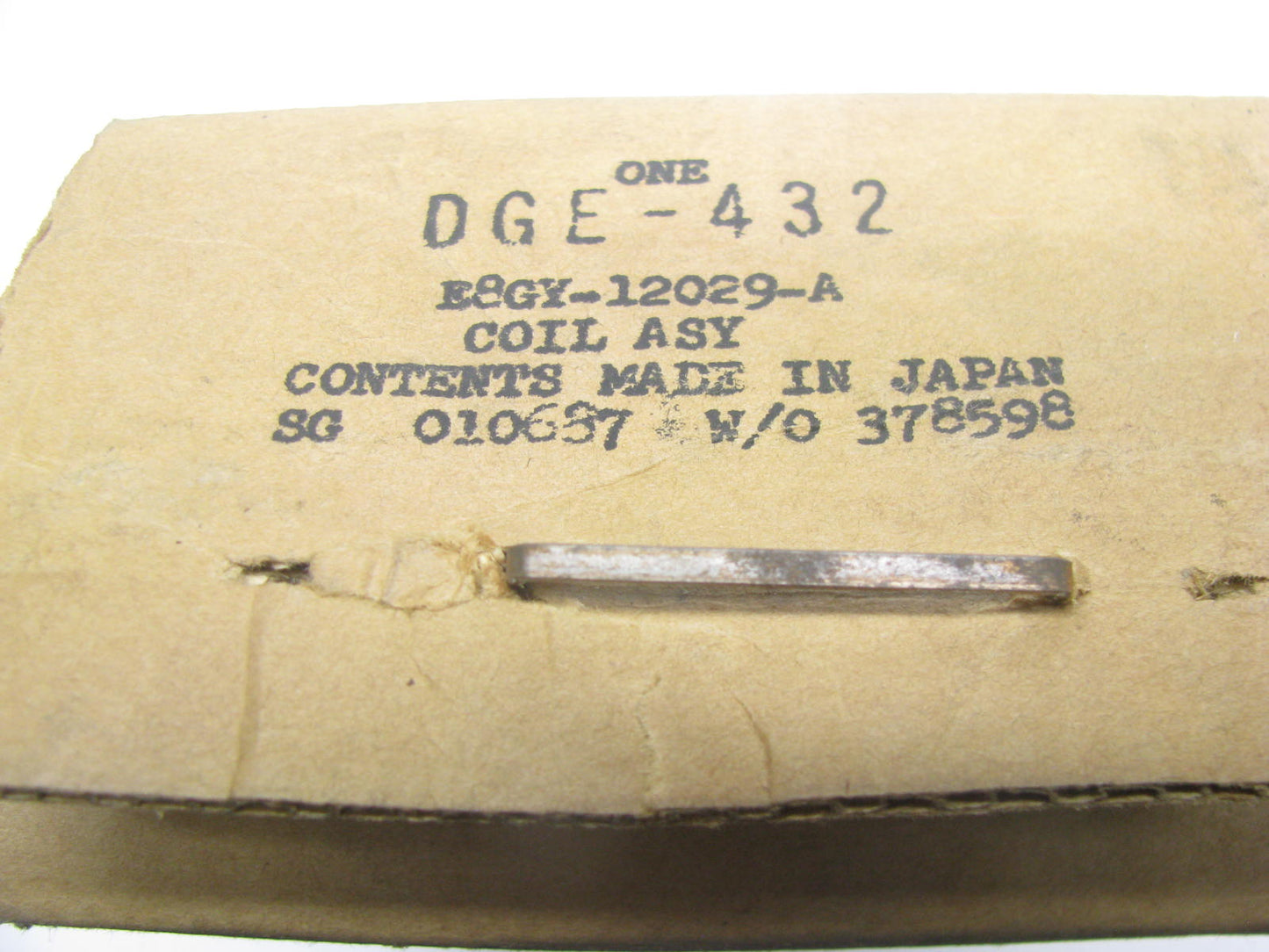 Motorcraft DGE-432 Ignition Coil 1987-88 Mercury Tracer 86-87 Mazda 323 1.6L-L4 Type 2
