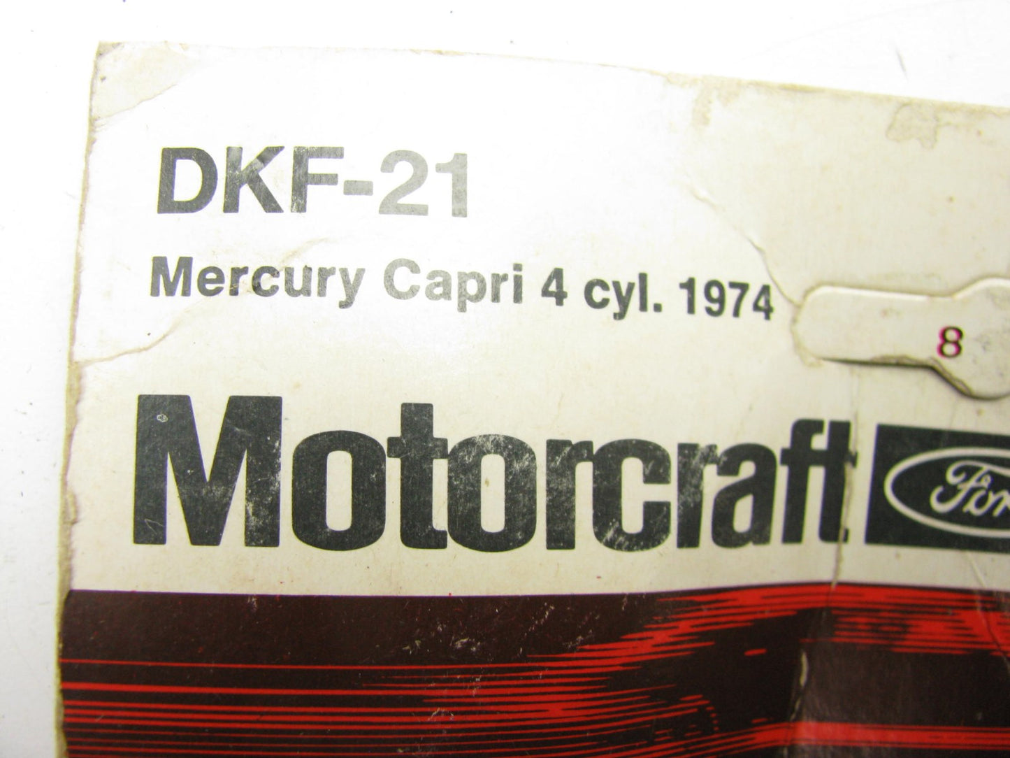 Motorcraft DKF-21 Ignition Tune Up Points Condenser Rotor Kit 1974 Mercury Capri