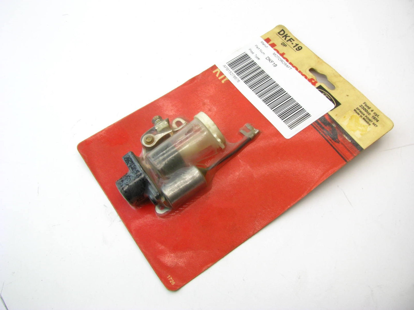 Motorcraft DKF19 Ignition Tune Up Kit: Rotor, Points 1974 Ford Pinto Mustang II