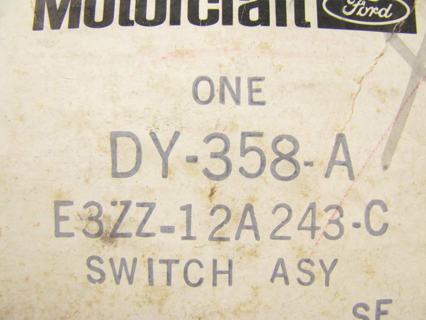 1983 Ford 3.8L 232 V6 MAP Manifold Absolute Pressure Sensor Motorcraft DY-358A