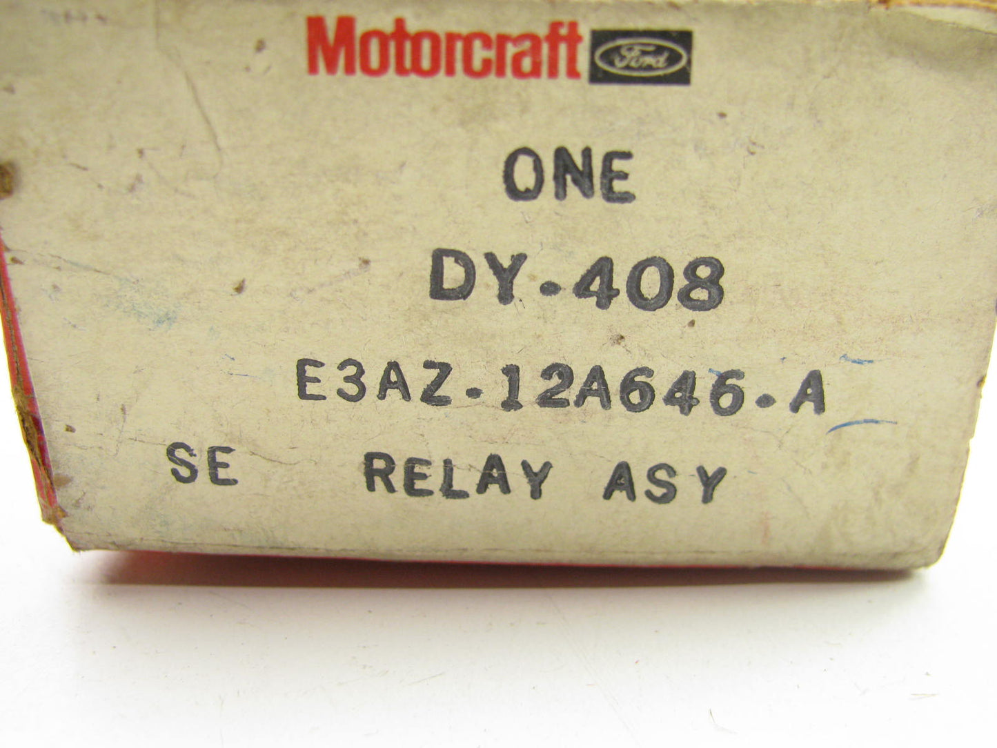 Motorcraft DY-408 / E3AZ-12A646-A Fuel Injection Relay / Ignition Relay