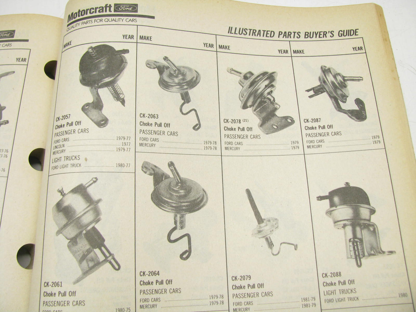 Motorcraft E200A Emissions Components Catalog For Ford - 1991 March 433 Pages