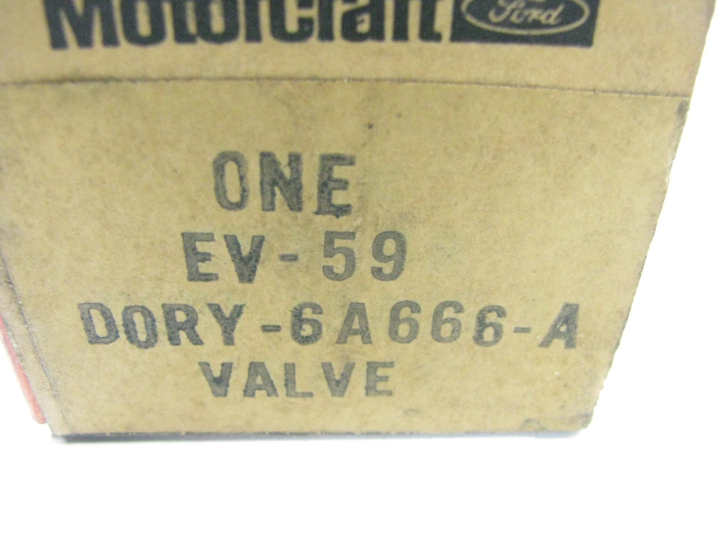 Vintage Motorcraft EV-59 PCV Valve OEM Ford D0RY-6A666-A - 1970 Capri