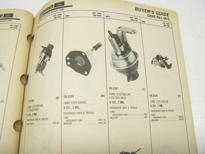 Motorcraft F200A Carburetor, Choke Pull-Offs & Tune Up Kits Catalog - April 1990