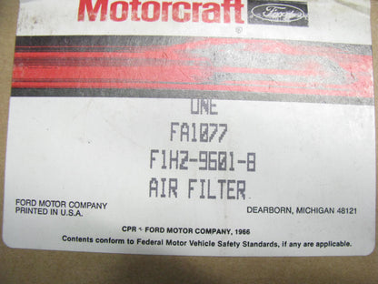 Motorcraft FA-1077 Engine Air Filter - F1HZ-9601-B, Replaces Wix 46366