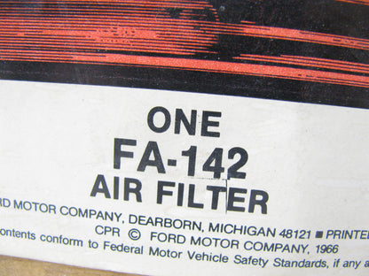 Motorcraft FA-142 Air Filter Replaces: A2519 392066 75PS2644 164705H1